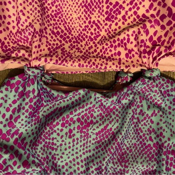 More than magic Swim suit one piece animal Print Monokini L 10/12 Clean - Picture 2 of 5